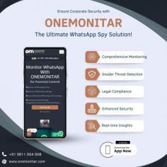 Ensure Corporate Security with ONEMONITAR: The Ultimate WhatsApp Spy Solution

Guard your business against insider threats and corporate espionage using ONEMONITAR, the premier WhatsApp spy app tailored for enhanced security. Effortlessly monitor employee conversations, identify suspicious activities, and maintain compliance with ease. Elevate your company's security standards with ONEMONITAR today.
