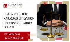 Defend Your Interests with Our Knowledgeable Railroad Litigation Attorneys!

Our railroad litigation defense attorneys provide you with a better class of legal advice in the rail sector. From drafting and negotiating contracts to providing support to in-house teams, Scofield, Gerard, Pohorelsky, Gallaugher & Landry, LLC professionals are here to support you with legal advice that is timely and surprisingly affordable. 
