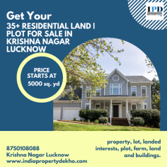 Discover Plot For Sale In Krishna Nagar Lucknow, it is a residential property and developed localities, its a freehold property, nearby airport 4km, metro station 4km, hospital 4km, Spanning a generous super area of 5000.00sq.ft, Please Contact For More Details.
