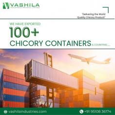 From farm to global markets, our chicory containers are making waves! 