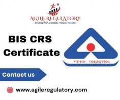 The BIS CRS ensures products meet quality standards. Agile Regulatory Consultancy navigates the certification process efficiently, ensuring compliance. We streamline paperwork, expedite approvals, and provide expert guidance. This partnership ensures smooth sailing through regulatory hurdles, guaranteeing products meet mandatory requirements for market entry. To know more visit https://www.agileregulatory.com/service/bis-crs-certificate