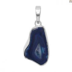 Wholesale Blue Agate Pendant Collection

Blue agate has a mesmerizing hue that is reminiscent of the ocean's depths. Blue agate is the most sought-after stone to create 925 sterling silver jewelry with blue agate embedded in it because of its alluring appearance. It has a number of unbelievable miraculous healing abilities.   The gemstone is exceptional because it comes straight from nature, enables the wearer to interact with their surroundings, and promotes healthy growth. Because each stone is unique and different from the others, it is best suited to be a part of your life. Wearing a Blue Agate Pendant can help you feel more in control of your life's direction.

