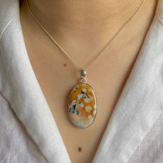 Buy Silver Statement Pendants Online with Sagacia At Best Prices
Discover a stunning assortment of Gemstone Pendants by Sagacia Jewelry. You can also enhance your look with our beautiful collection of statement pendants featuring a captivating array of gemstones. Each pendant is meticulously crafted to emanate grace and refinement, making it the perfect accessory for any event. Our statement pendants collection encompasses a variety of gemstones, each possessing its own distinct allure and symbolism. From the enchanting charm of amethyst to the enduring beauty of turquoise, our gemstone pendants are carefully designed to highlight the inherent beauty of each stone. Whether you desire a bold, attention-grabbing pendant or a more delicate and subtle piece, our selection caters to all styles and preferences. Each pendant is expertly placed in top-quality 925 sterling silver, ensuring durability and timeless allure. With Sagacia Jewelry's Gemstone Pendants collection, you can infuse glamour and individuality into your attire. Explore our statement pendants collection today and discover the ideal accessory to express your style.