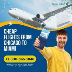 Cheap Flights From Chicago To Miami
Looking for affordable travel options? Discover unbeatable deals on cheap flights from Chicago to Miami! Whether you're planning a quick business trip or vacation, our extensive range of budget-friendly flights ensures you can enjoy the stunning beaches, and exciting nightlife of Miami. To get more precise information, call the consolidation desk at +1-800-865-1848.