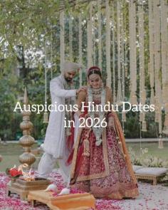 When it comes to planning a wedding, choosing the right day is as important as selecting the venue or attire. Hindu Wedding Dates 2026 ensures couples can select from a range of auspicious days designed to bring happiness, harmony, and prosperity into their lives. These sacred dates help you align your marriage with traditions while ensuring blessings from elders and divine forces. Whether you envision a lavish wedding or a simple, intimate affair, these dates create the foundation for a joyous beginning. By choosing wisely, couples can celebrate their special day knowing it carries cultural significance and spiritual positivity. Elders appreciate the alignment with traditions, and families feel reassured about the future. Every ritual, from the vows to celebrations, becomes more meaningful when performed on auspicious dates.
#HinduWeddingDates2026 #AuspiciousWeddingDates #HinduMarriageDates #HinduWedding #WeddingRituals #WeddingSeason #WeddingCeremony