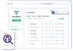 Are you finding yourself drowning in the amount of Facebook friends you have to keep track of? The best FB friends app is here. Using FriendFinder will help you organize, analyze, and manage your social network without the frustrations of maintaining an inactive or cluttered friend list. Now you can focus on meaningful connections instead of tending it. With the advanced analytics feature, this application will show you who among your friends engage with your posts and who does not. This feature will make it easier to determine who remains in your circle. The app is so easy to use to review and filter your friend list with a few clicks. Whether you're an influencer looking for maximum reach, a small business owner looking for better engagement, or simply someone who values authentic online relationships, FriendFilter was developed with you in mind. Take the stress out of your Facebook management today using the FriendFilter FB friends app, and enjoy a new cleaner, more engaged social experience.